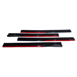 universal side skirts (black/red)