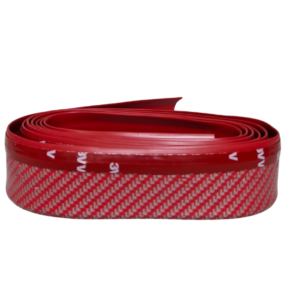 carbon look flexi spoiler (red)